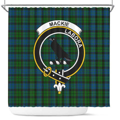 MacKie Tartan Crest Shower Curtain