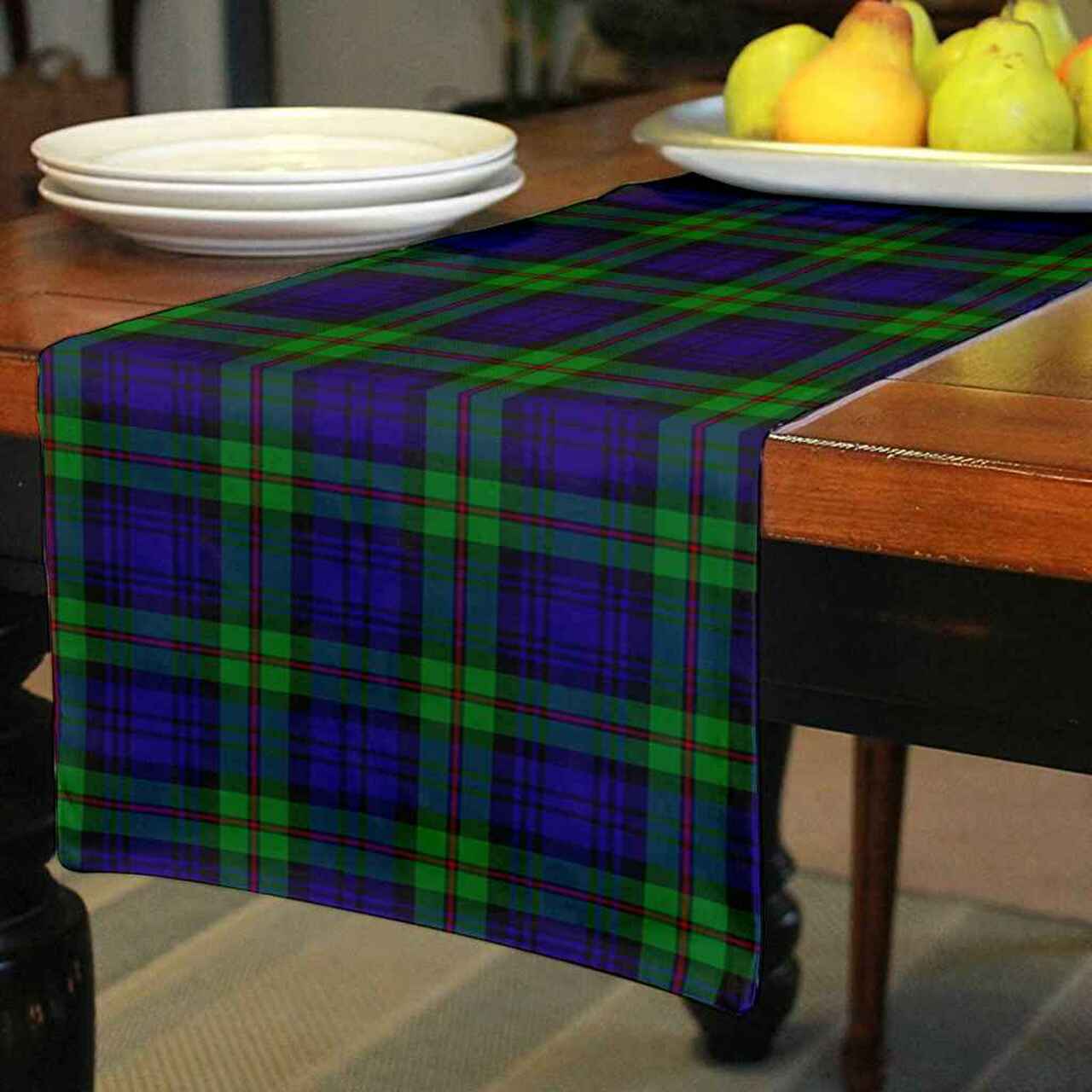 MacKinlay Modern Tartan Table Runner - Cotton table runner