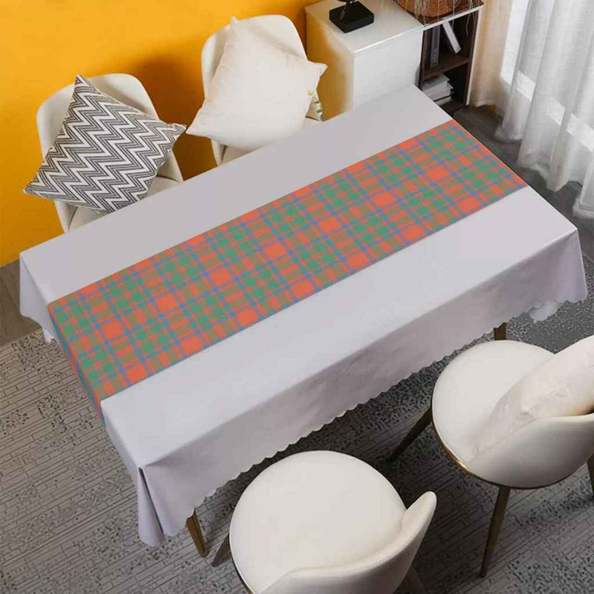 MacKintosh Ancient Tartan Table Runner - Cotton table runner