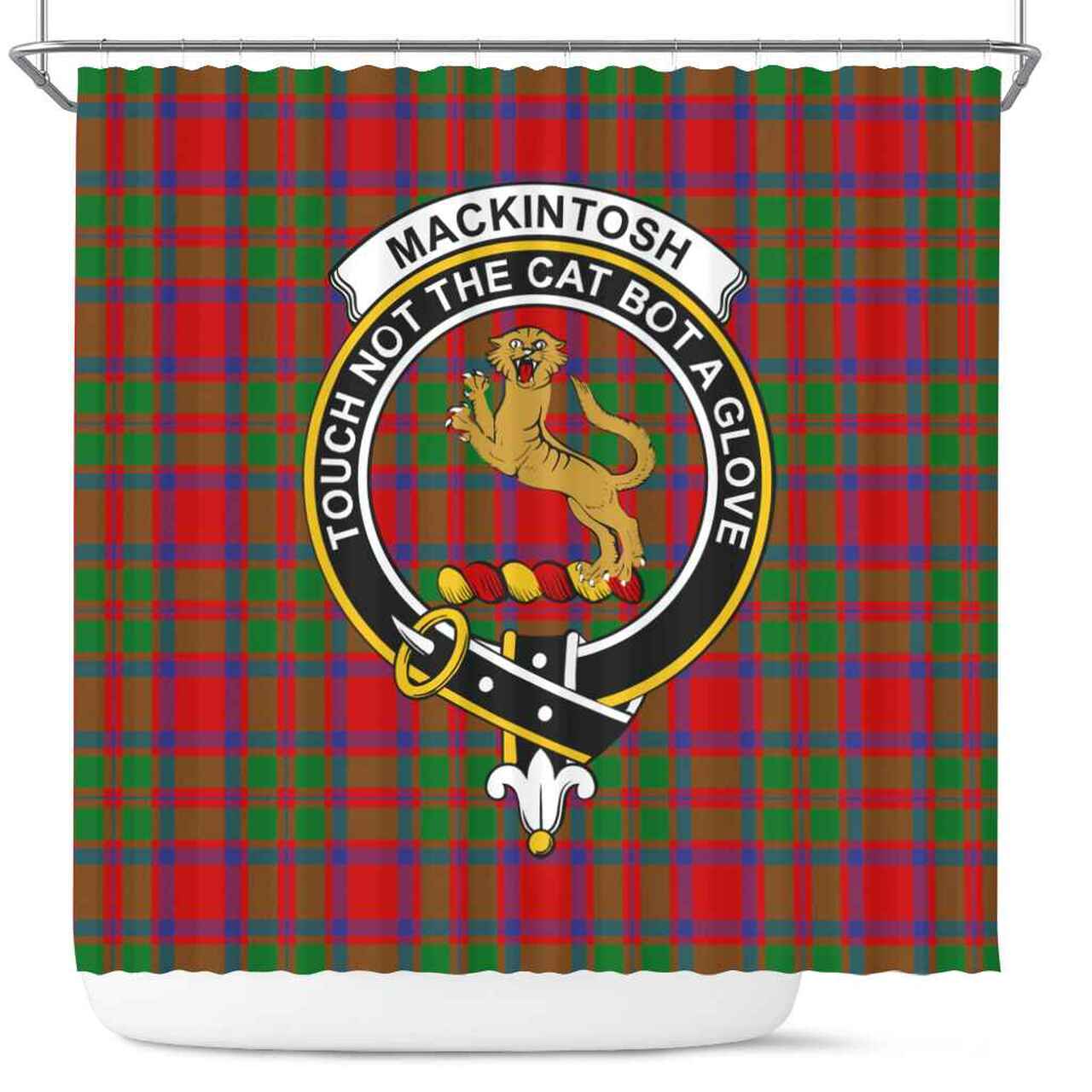 MacKintosh Tartan Crest Shower Curtain