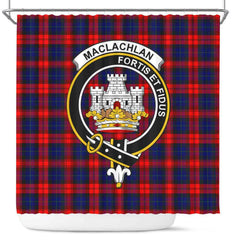 MacLachlan Tartan Crest Shower Curtain