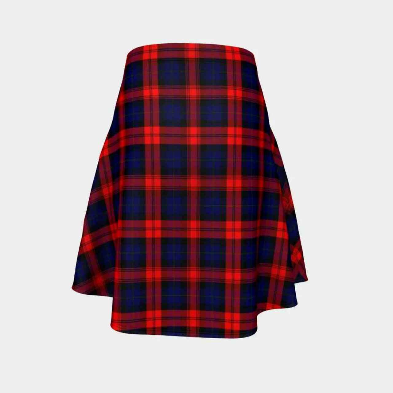 MacLachlan Modern Tartan Flared Skirt