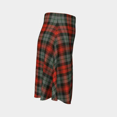 MacLachlan Weathered Tartan Flared Skirt