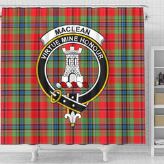 MacLean Tartan Crest Shower Curtain