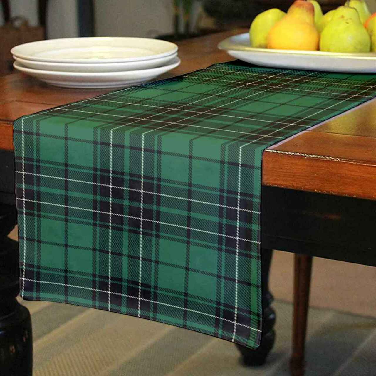 MacLean Hunting Ancient Tartan Table Runner - Cotton table runner