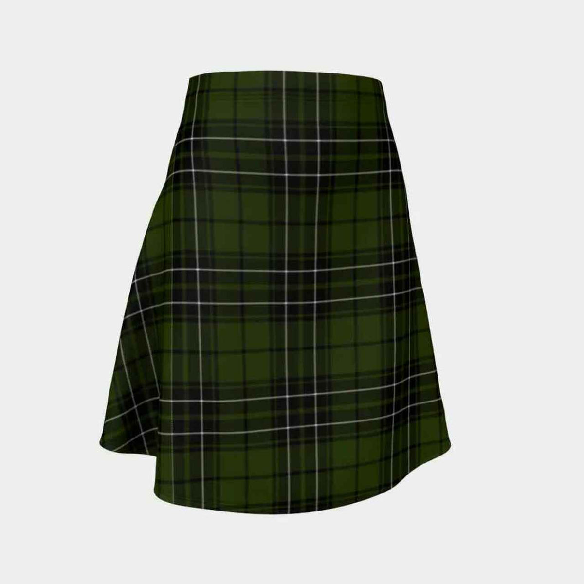 MacLean Hunting Tartan Flared Skirt