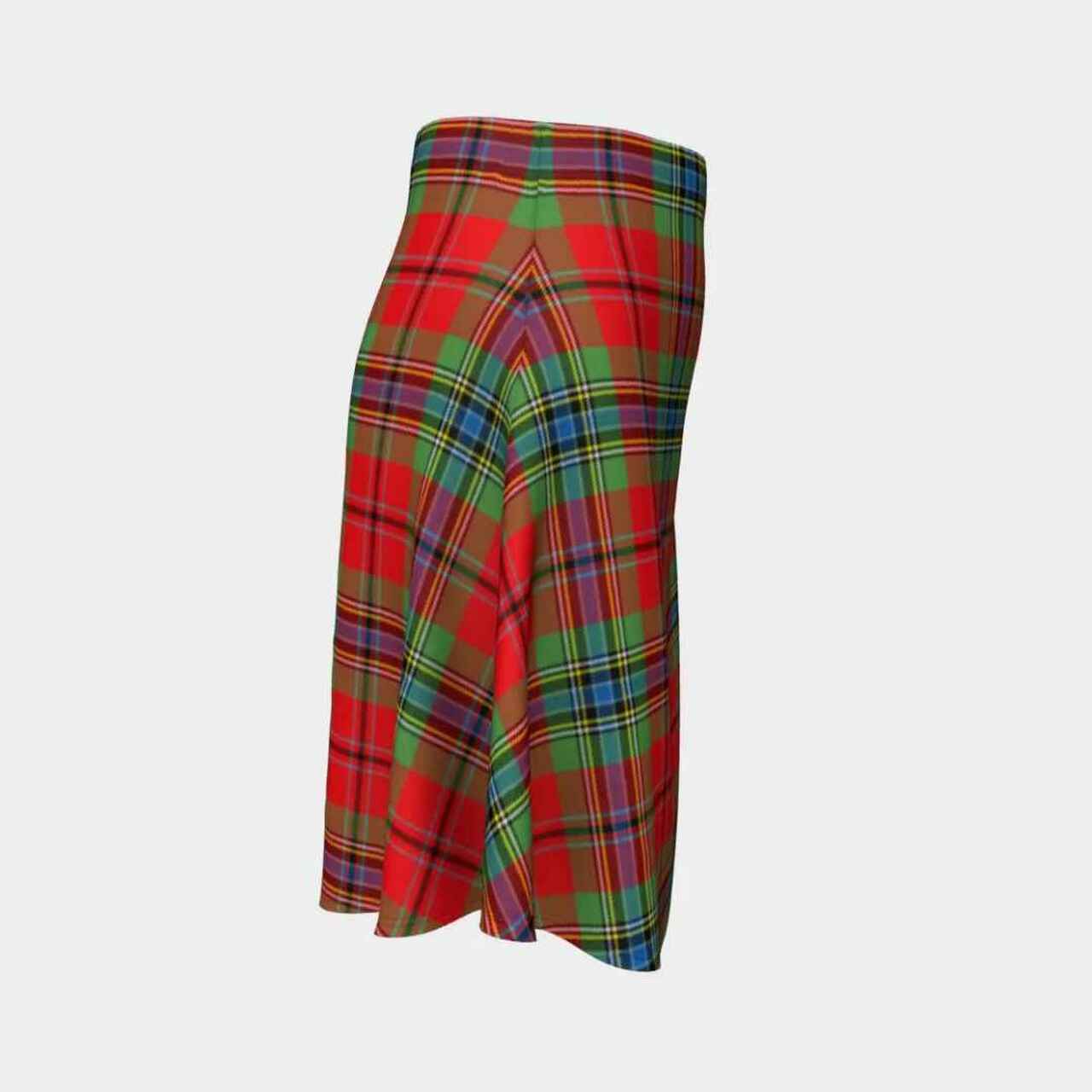 MacLean of Duart Modern Tartan Flared Skirt