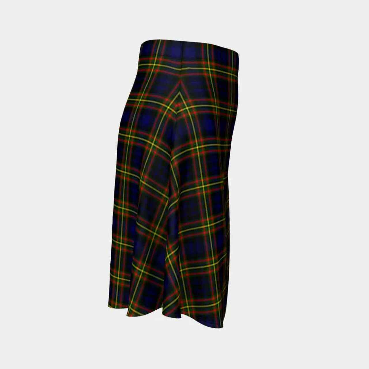 MacLellan Modern Tartan Flared Skirt