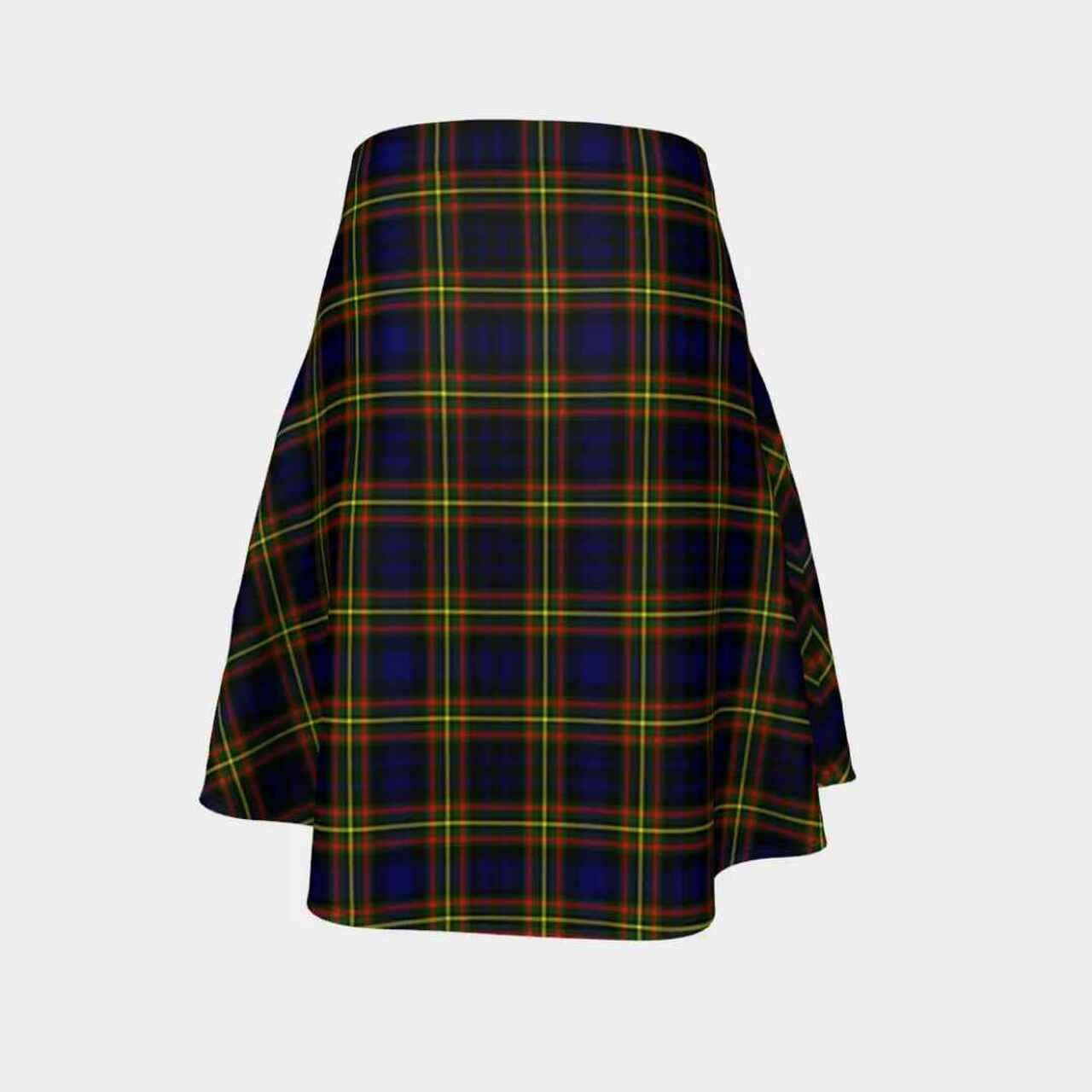 MacLellan Modern Tartan Flared Skirt