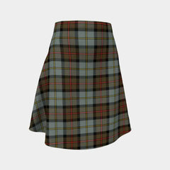 MacLeod of Harris Weathered Tartan Flared Skirt