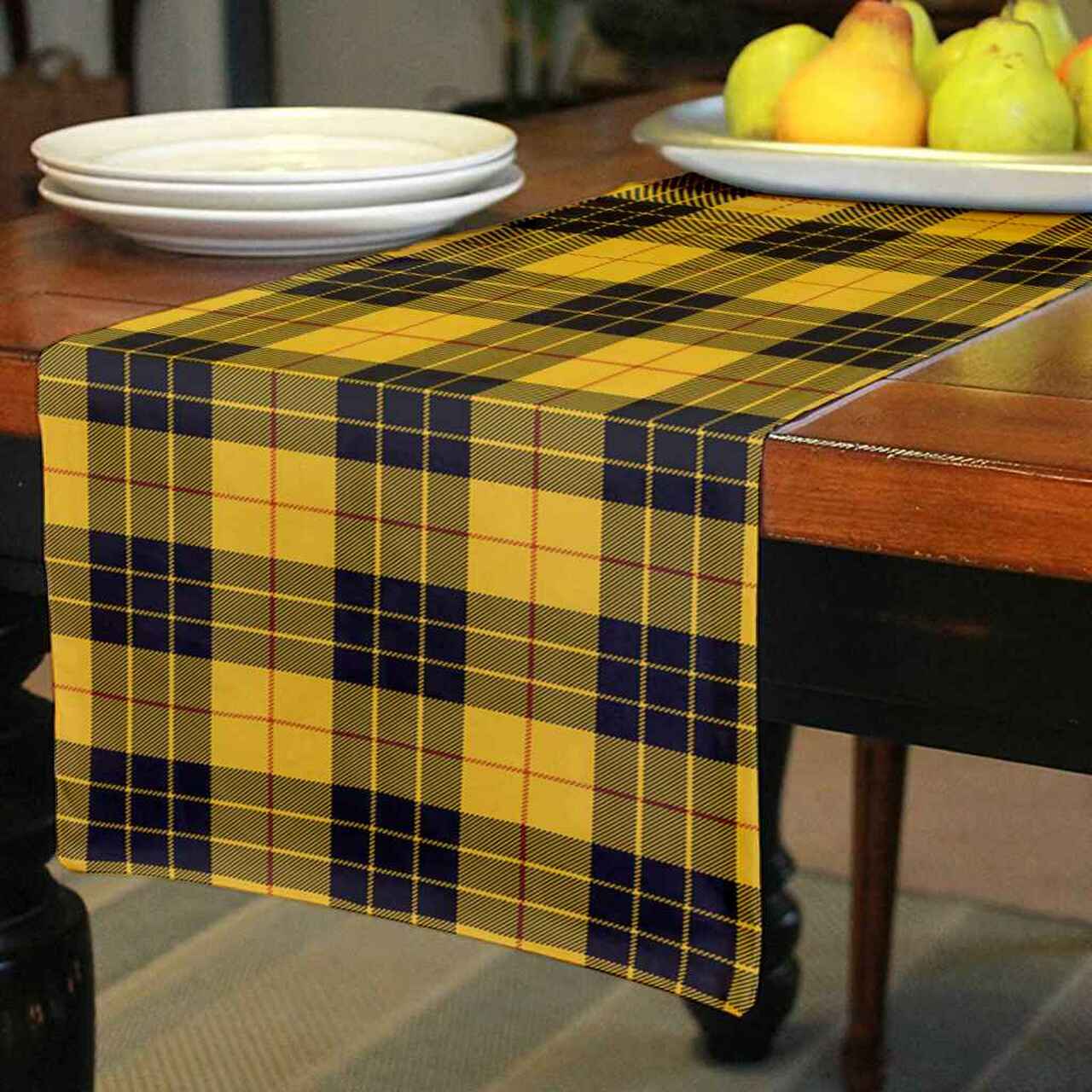 MacLeod of Lewis Ancient Tartan Table Runner - Cotton table runner