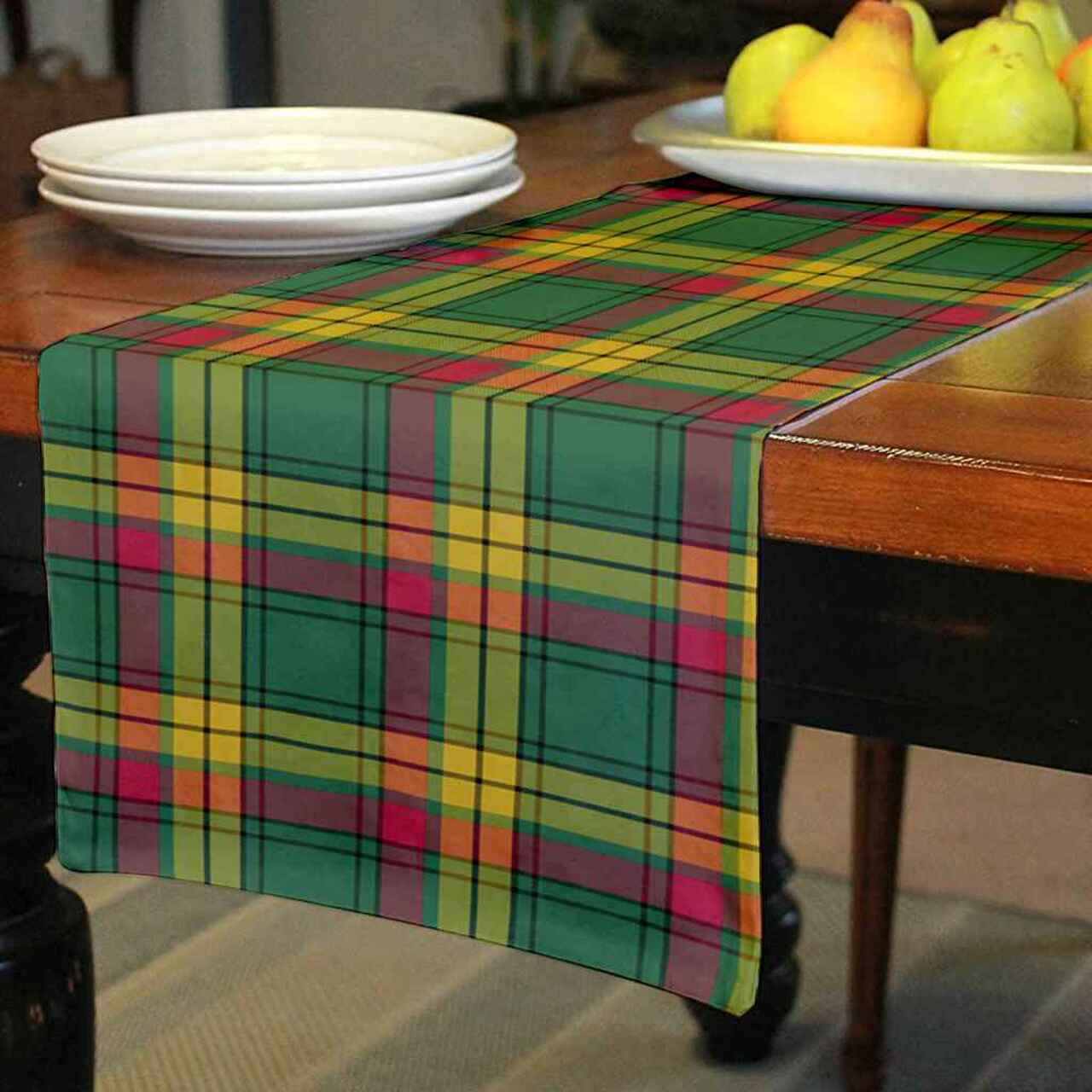 MacMillan Old Ancient Tartan Table Runner - Cotton table runner