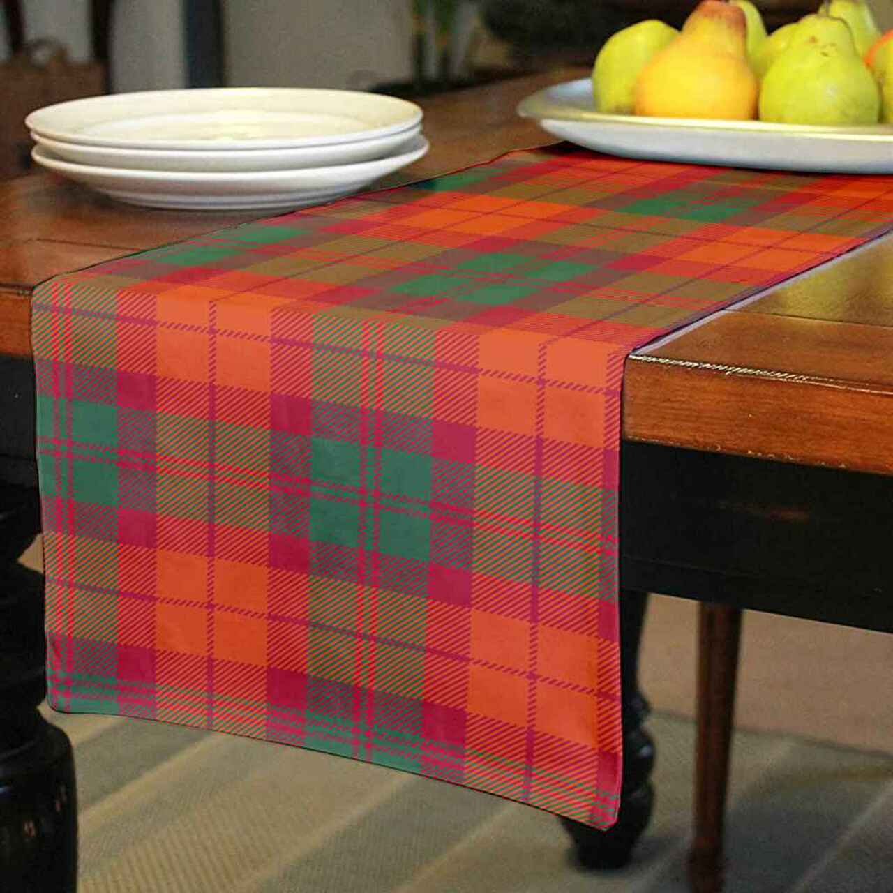 MacNab Ancient Tartan Table Runner - Cotton table runner