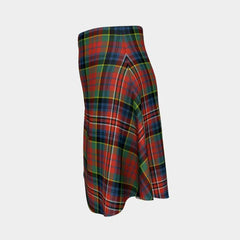 MacPherson Ancient Tartan Flared Skirt