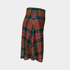 MacPherson Ancient Tartan Flared Skirt