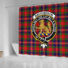 MacPherson Tartan Crest Shower Curtain