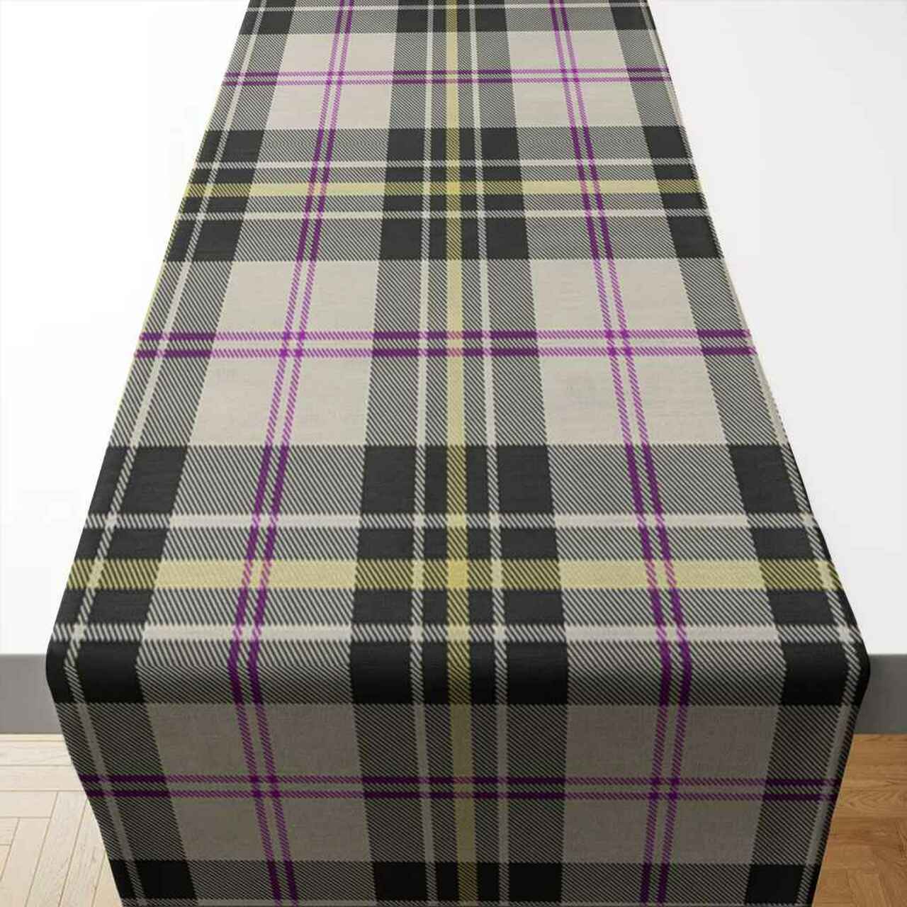 MacPherson Dress Ancient Tartan Table Runner - Cotton table runner