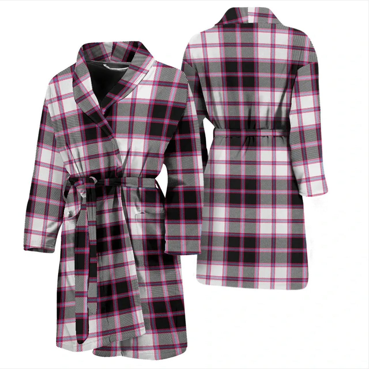 MacPherson Hunting Modern Tartan Bathrobe