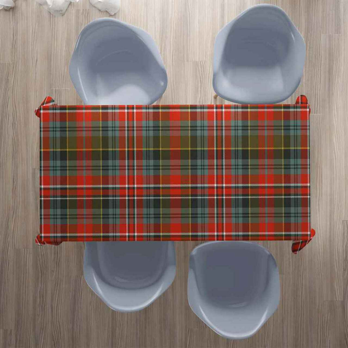 MacPherson Weathered Tartan Tablecloth