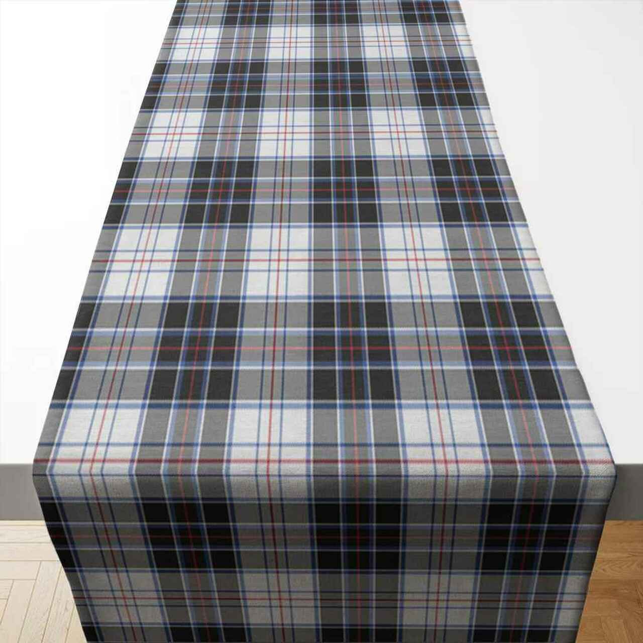 MacRae Dress Modern Tartan Table Runner - Cotton table runner