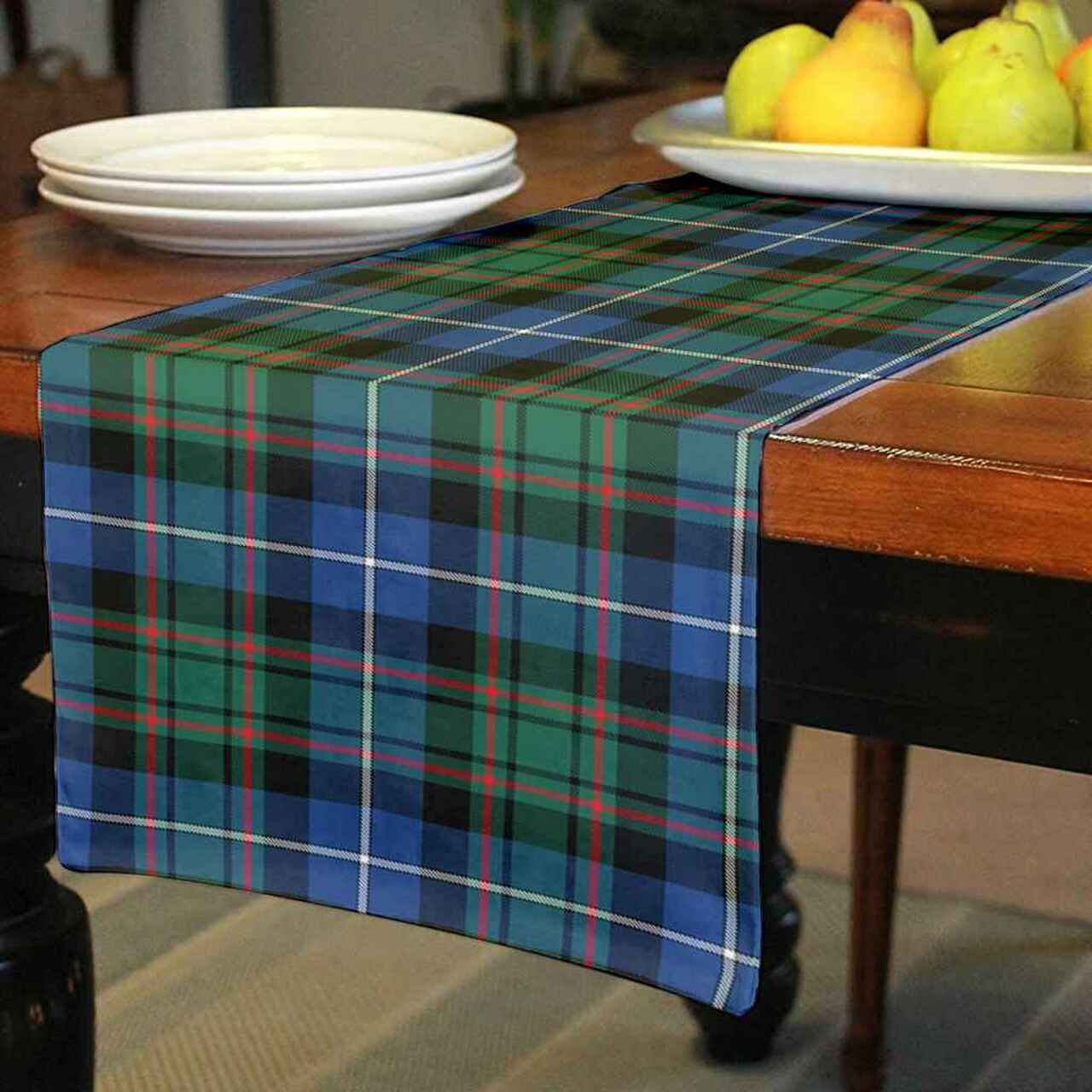 MacRae Hunting Ancient Tartan Table Runner - Cotton table runner