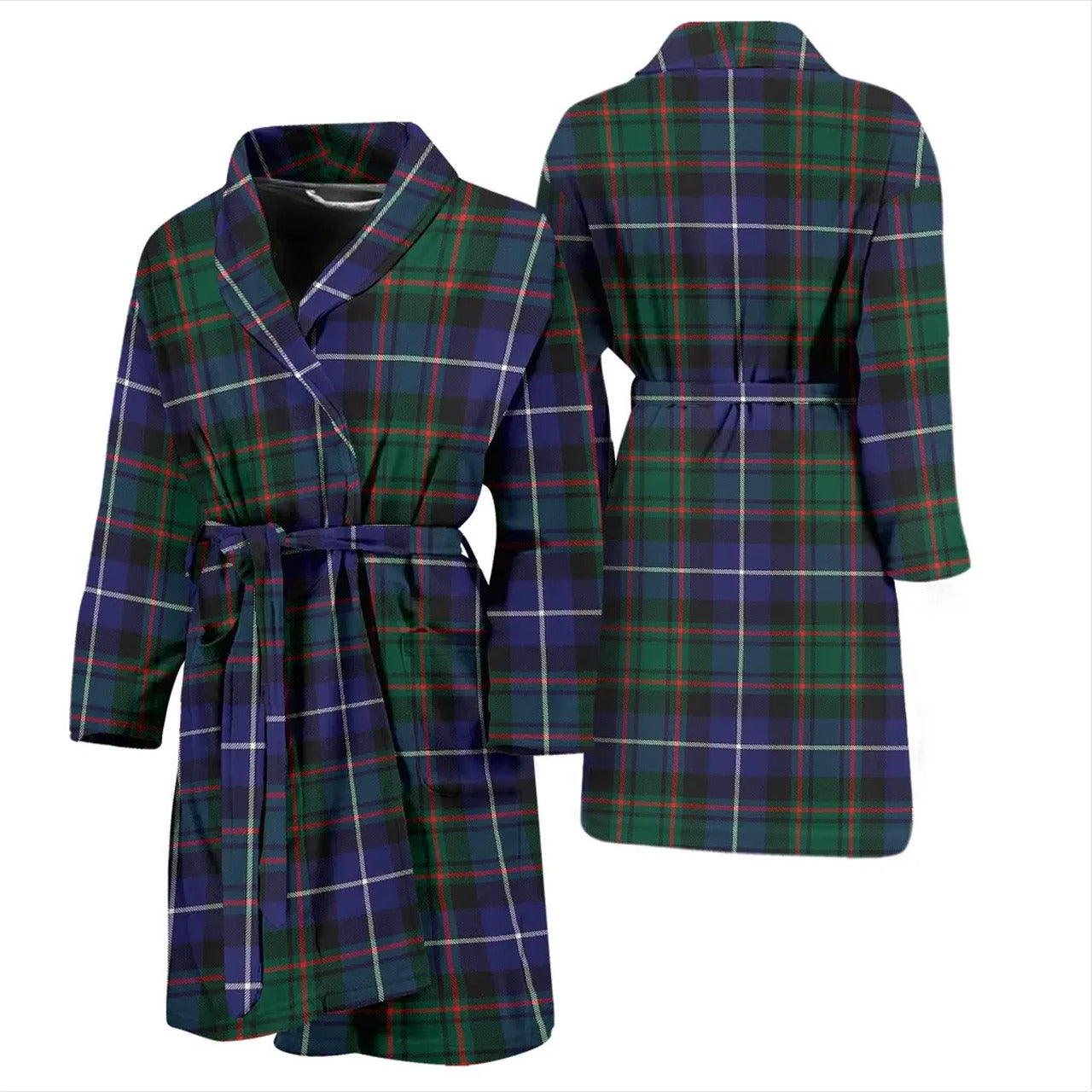 MacRae Hunting Modern Tartan Bathrobe