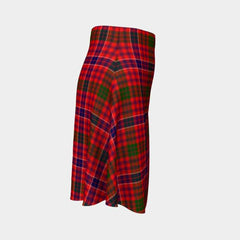 MacRae Modern Tartan Flared Skirt