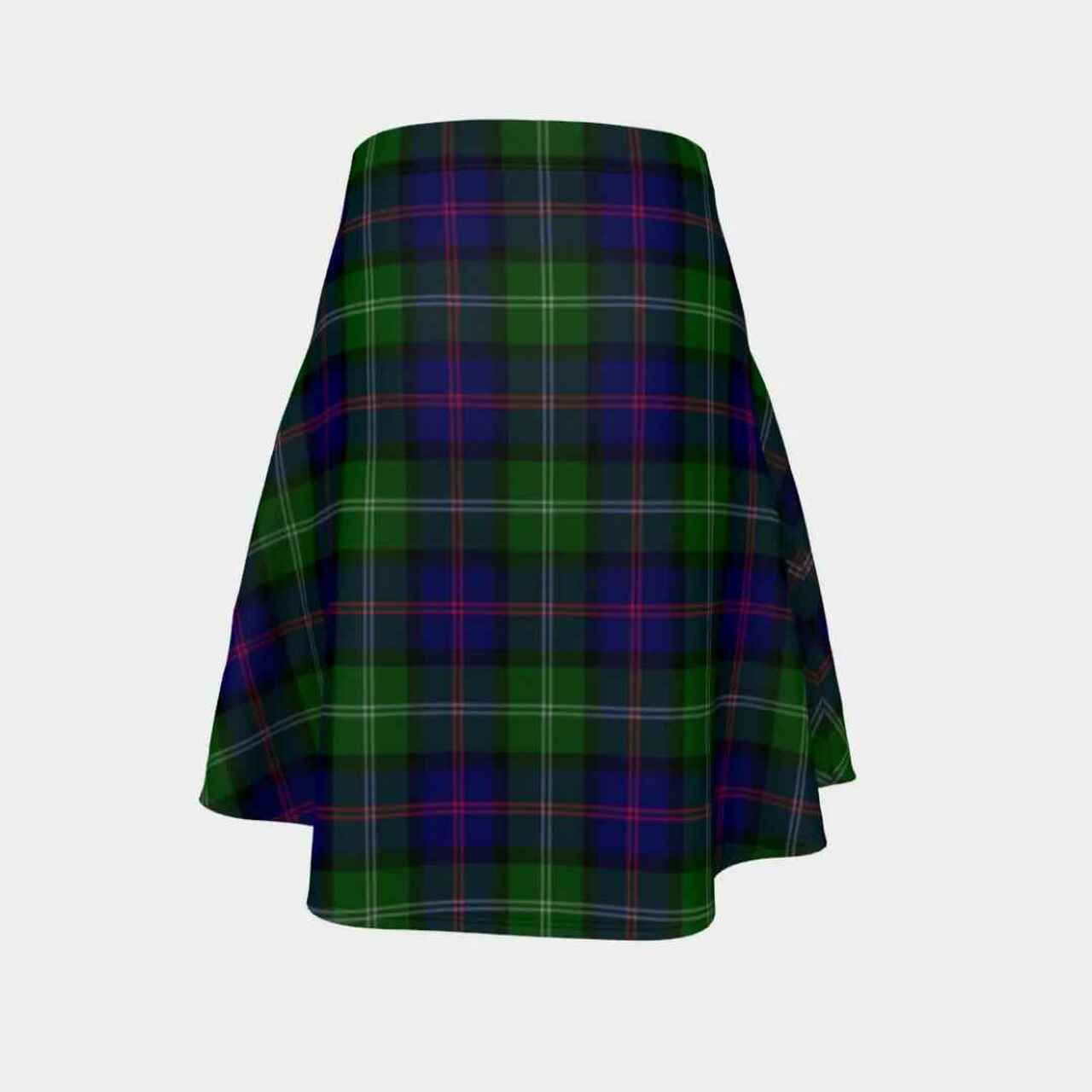 MacThomas Modern Tartan Flared Skirt