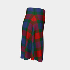 Mar Tartan Flared Skirt