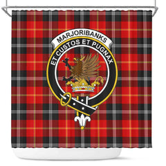 Marjoribanks Tartan Crest Shower Curtain