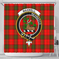 Maxwell Tartan Crest Shower Curtain