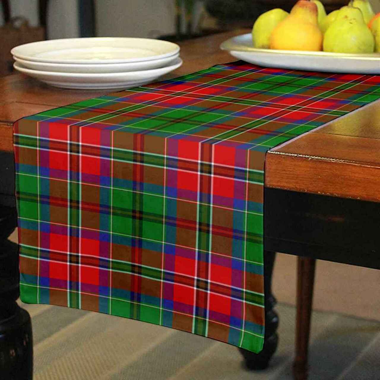 McCulloch Tartan Table Runner - Cotton table runner