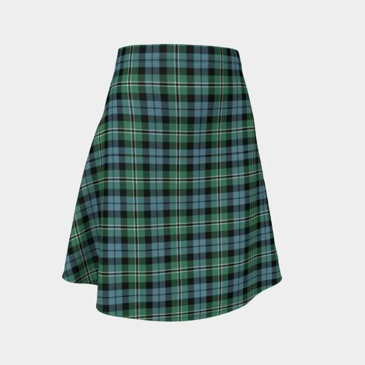 Melville Tartan Flared Skirt