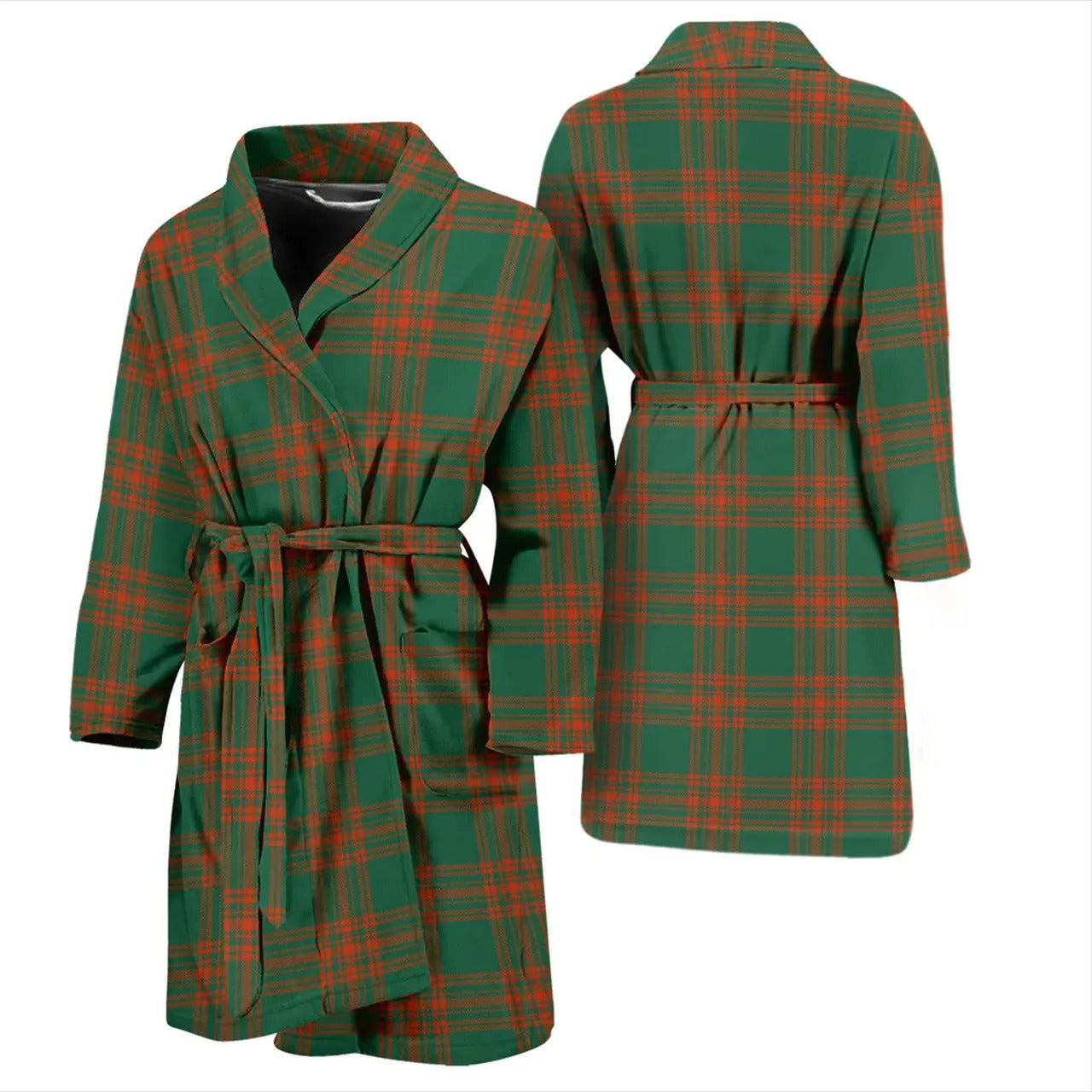 Menzies Green Ancient Tartan Bathrobe