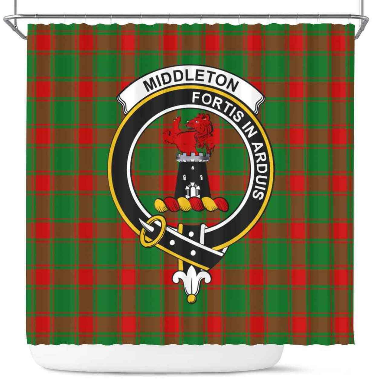 Middleton Tartan Crest Shower Curtain