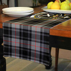 Moffat Tartan Crest Table Runner - Cotton table runner