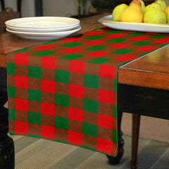 Moncrieffe Tartan Table Runner - Cotton table runner