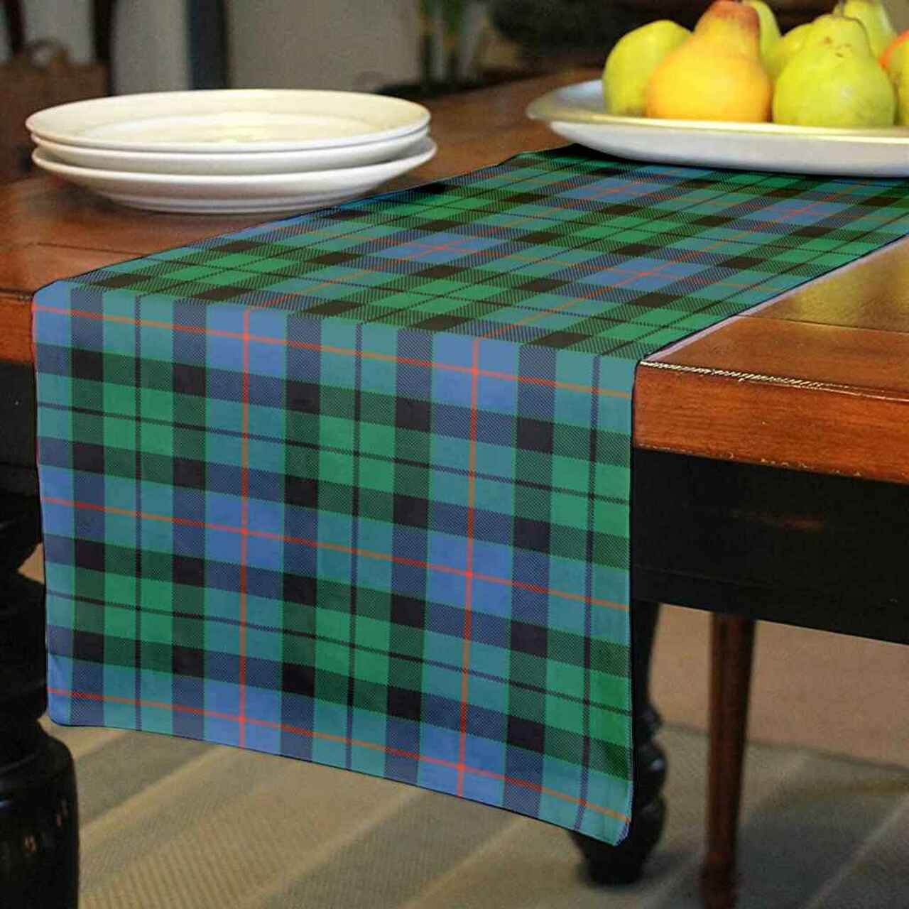 Morrison Ancient Tartan Table Runner - Cotton table runner