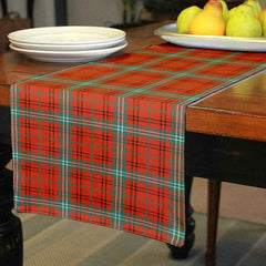 Morrison Red Ancient Tartan Table Runner - Cotton table runner