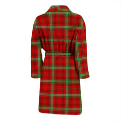 Morrison Red Modern Tartan Bathrobe