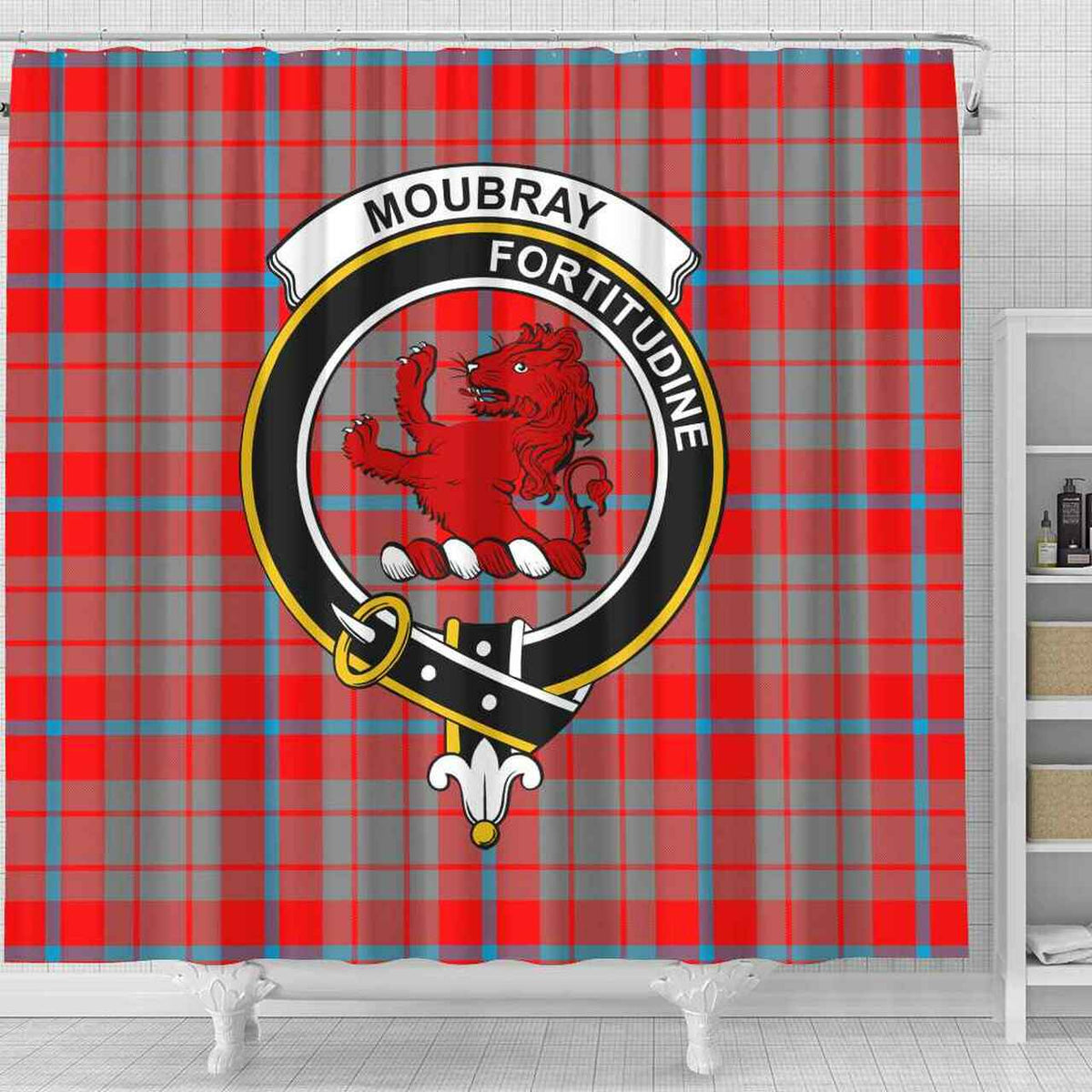 Moubray Tartan Crest Shower Curtain