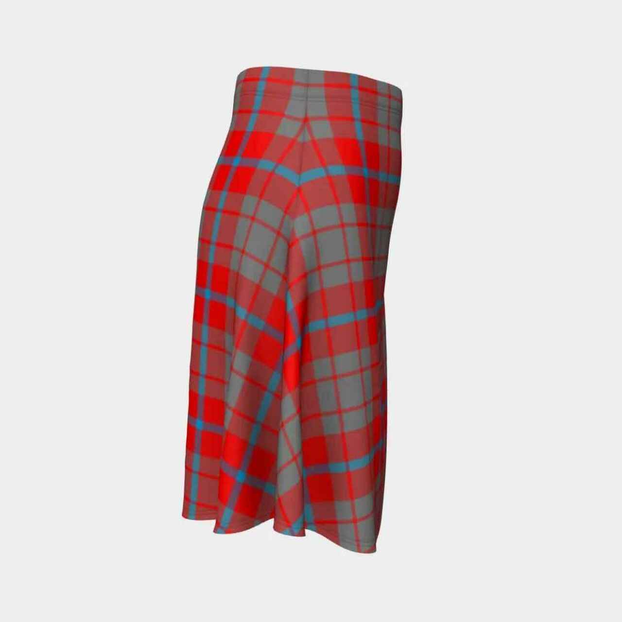 Moubray Tartan Flared Skirt