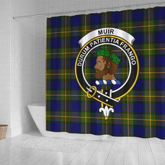 Muir Tartan Crest Shower Curtain