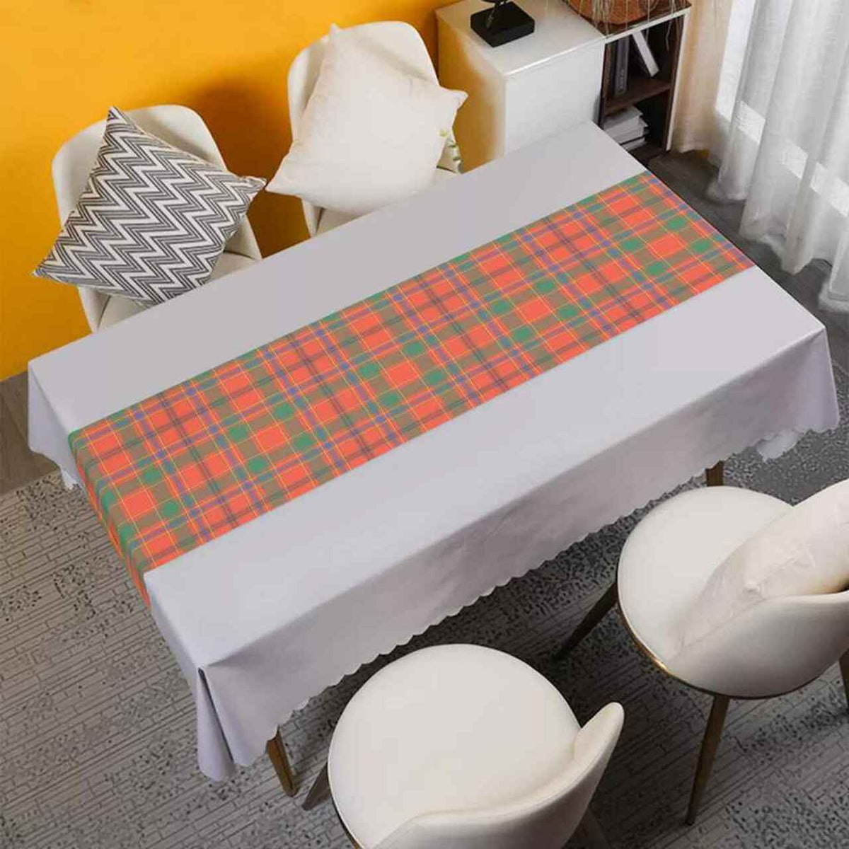 Munro Ancient Tartan Table Runner - Cotton table runner