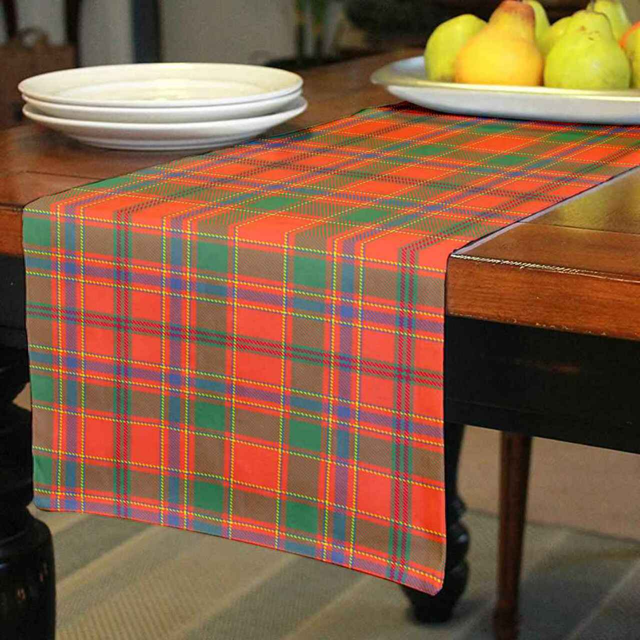 Munro Ancient Tartan Table Runner - Cotton table runner