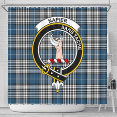 Napier Tartan Crest Shower Curtain