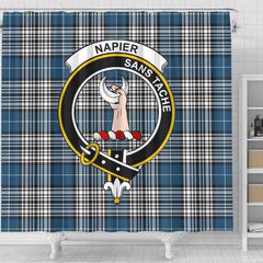 Napier Tartan Crest Shower Curtain