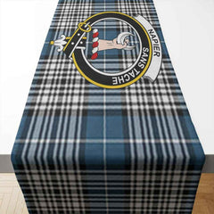 Napier Tartan Crest Table Runner - Cotton table runner