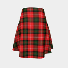 Nesbitt Modern Tartan Flared Skirt