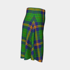 New Mexico Tartan Flared Skirt